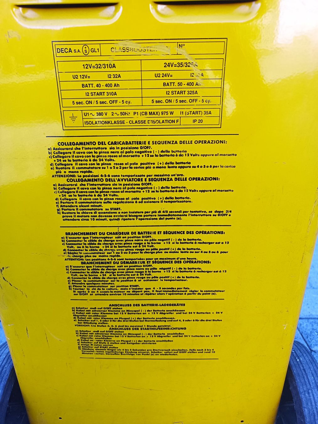 Ladegeräte: Deca Class 500E Booster Batterieladegerät 12 - 24V – Gebraucht aus Oberegg von A-Z.Handel.Loehrer 6