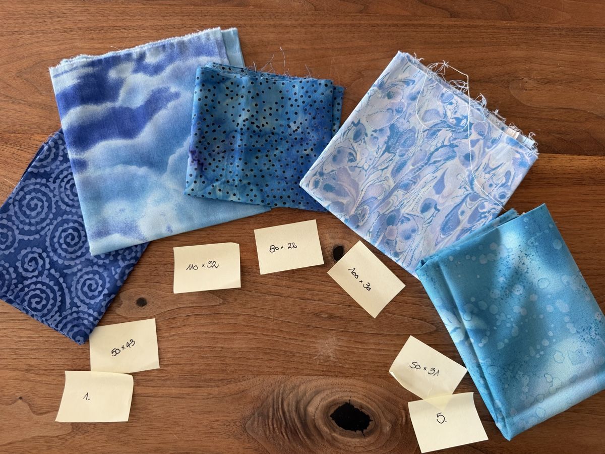 Tessuti: Stoff-Packet in blau – Nuovo (secondo la descrizione) da Breitenbach venduto da tinkerbell25