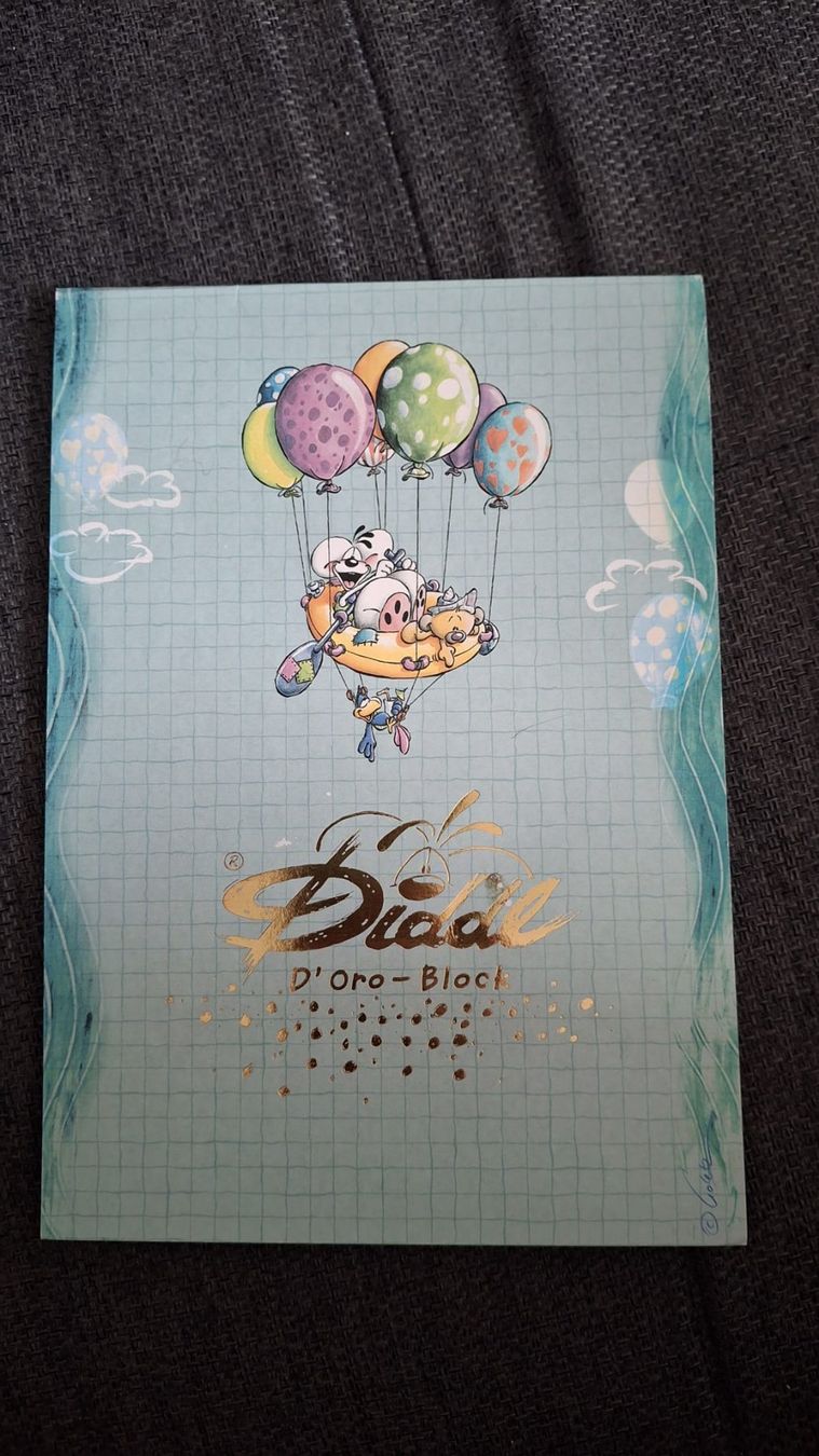 Blocchi: Diddl d'oro Block A5 – Usato da Wil SG venduto da FionaSmile