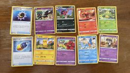 Pokémonkarten von der Fantasy Basel mit Chinesischen Zeichen
