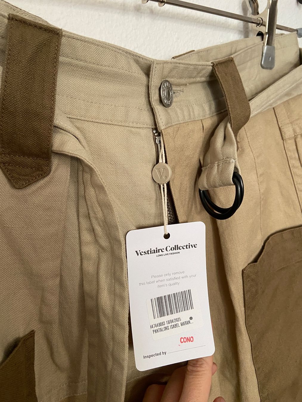 Pantaloni: Pantalons Isabel Marrant Coton & Lin – Usato da Cully venduto da FranVey 1