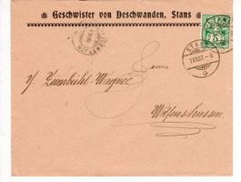 Brief, Geschwister von Deschwanden Stans 1907