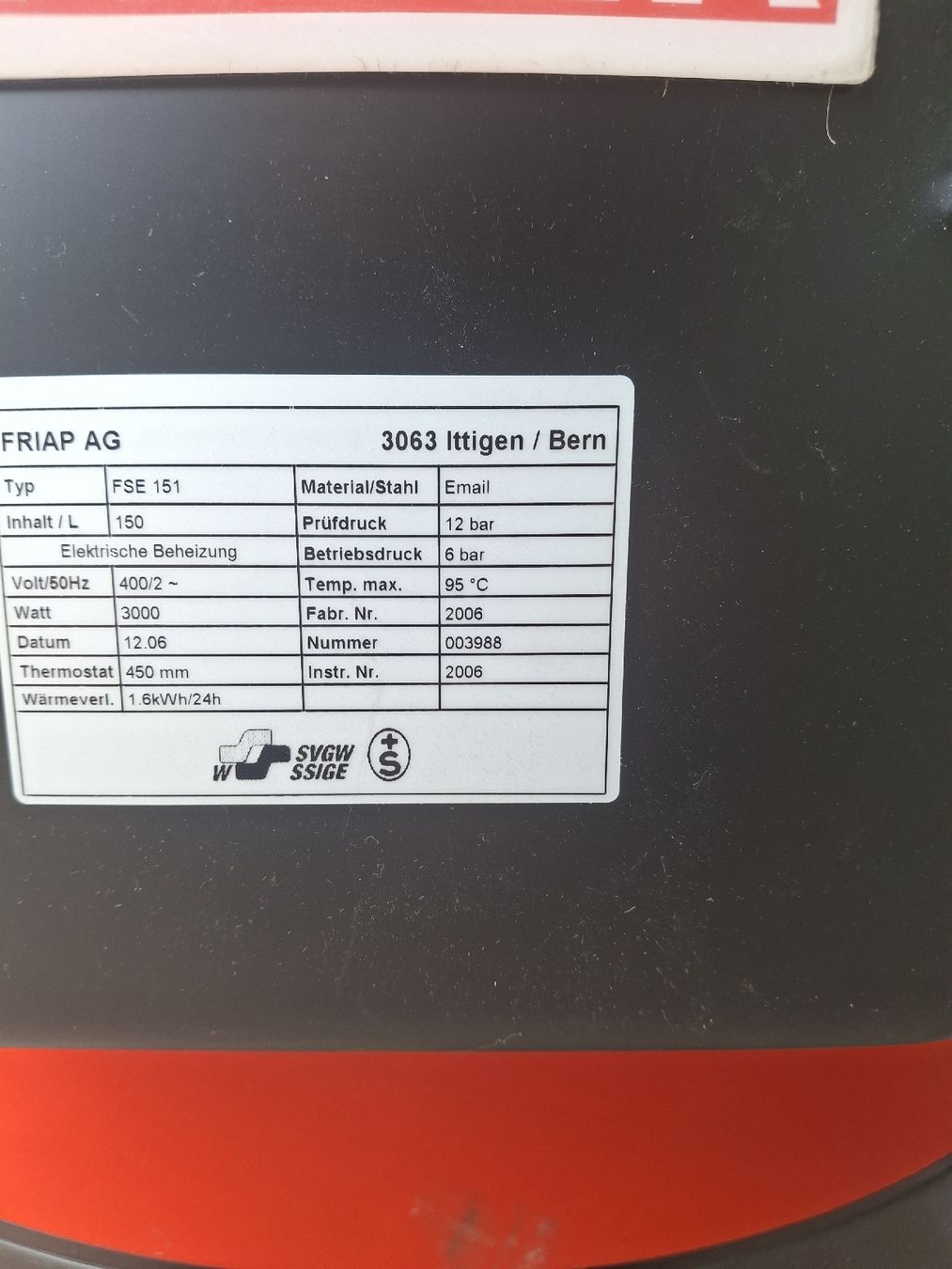 Sanitär: Boiler – Gebraucht aus Allmendingen von big_6cxy 1