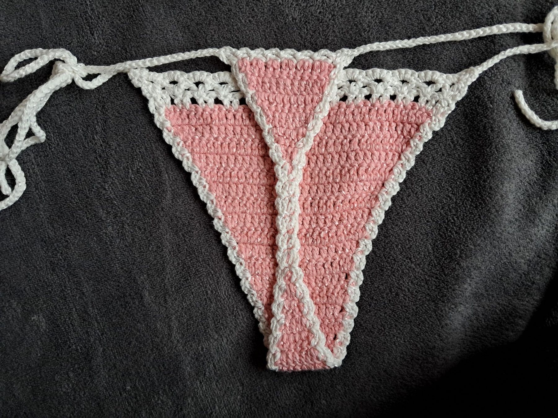 Badekleider & Bikinis: Häkel Bikini Set (String) handgemacht - grosse S – Neu (gemäss Beschreibung) aus Dübendorf von aga1_b 3