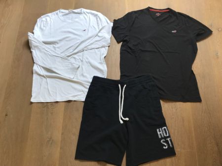 Hollister 3er Set T-Shirts und Shorts - Grösse L