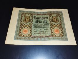 Billet de 100 Mark, Allemagne 1920