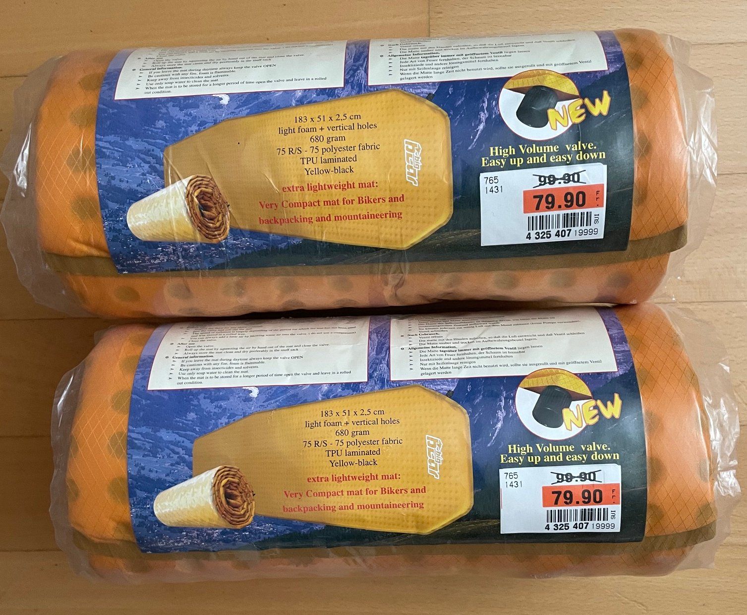 Liegen & Liegestühle: Isomatten 2er Set selbstaufblasend neu ungebraucht – Neu und originalverpackt aus Adliswil von cha_wc96 2