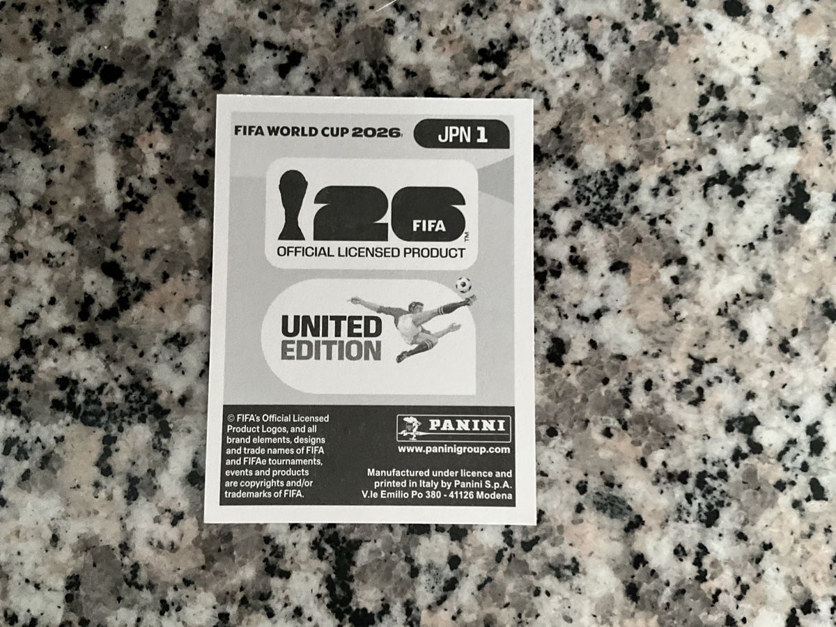 Panini Sammelbilder & Trading cards: WM Panini JPN 1 – Neu und originalverpackt aus Oberglatt ZH von Multimix 1