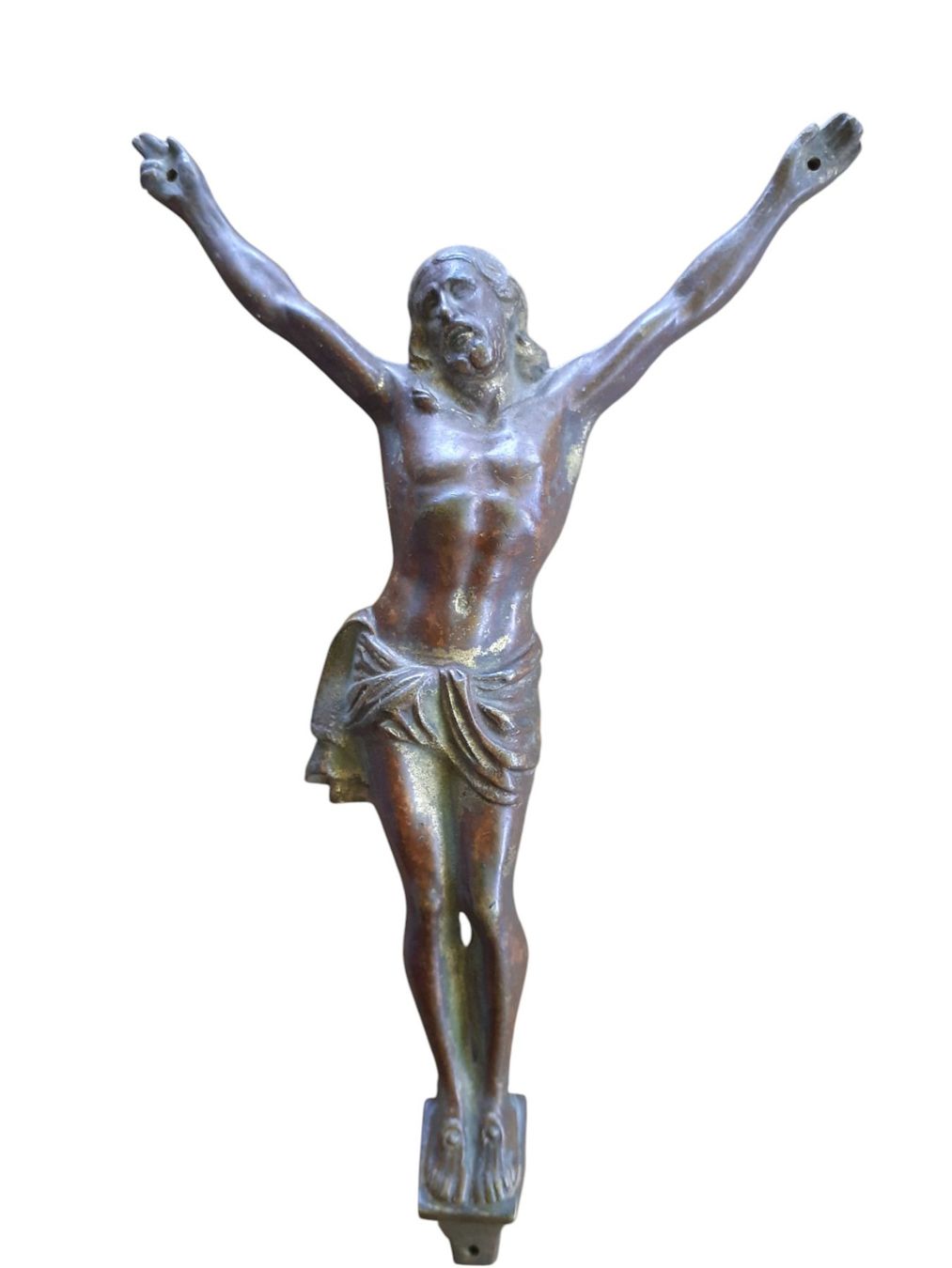 Statuette: Bronzefigur Christus antik – Usato da Mörschwil venduto da antiksalon21