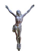 Bronzefigur Christus antik