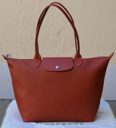 Longchamp Le Pliage  Leder-Tasche / Sac en cuir