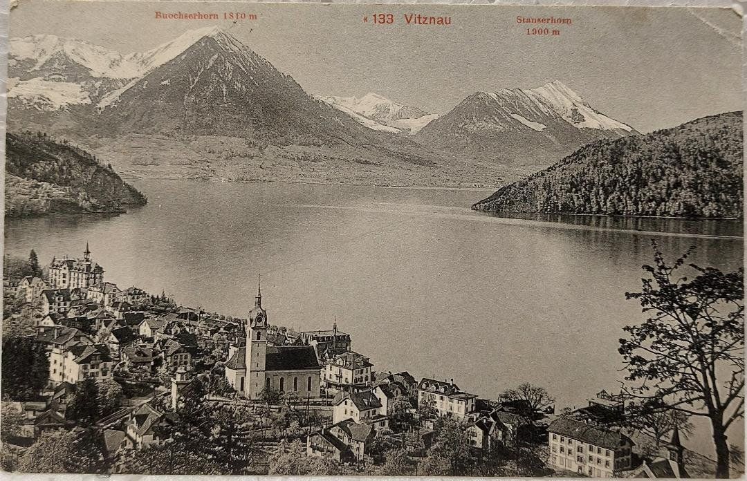 Cartoline postali: VITZNAU - 1911 – Usato da Delémont venduto da Domdom1