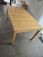 Esstisch ausziehbar helles Holz