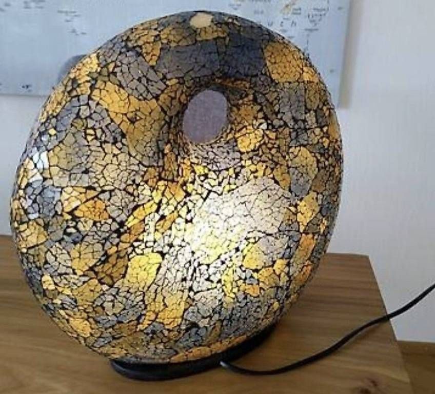 Lampen: Tischlampe aus Glasscherben – Gebraucht aus Chur von niickm 1