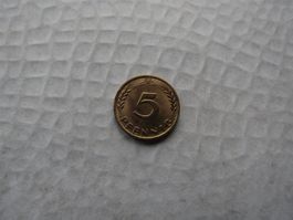 5 Pfennig 1950  F                                    (Nr.11)
