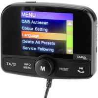 DAB(+) Empfänger mit Freisprecheinrichtung, MP3-Player