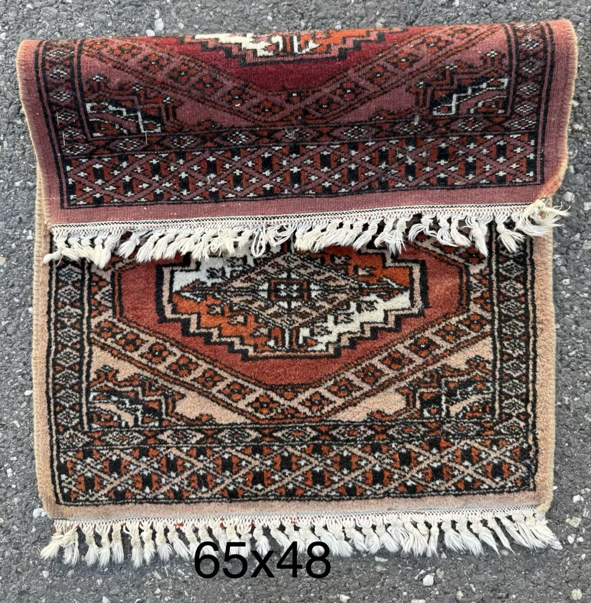 Teppiche: Orientteppich  Handgefertigt 65x48 cm  – Gebraucht aus Büron von Filadefia-888 3