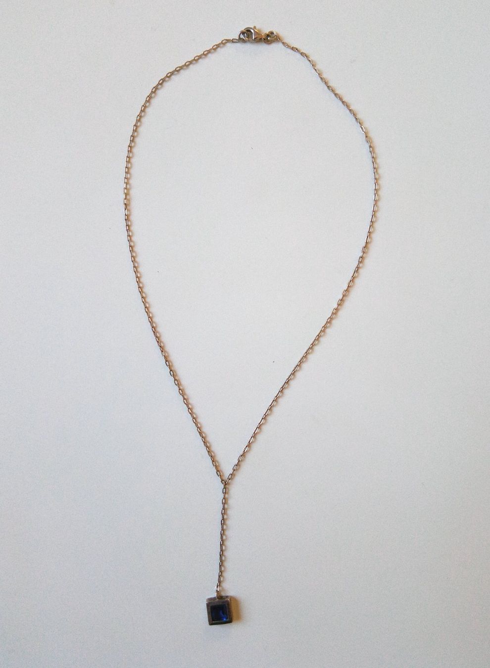 Catenine: Halskette mit blauem Stein – Usato da Zürich venduto da philoumena 2