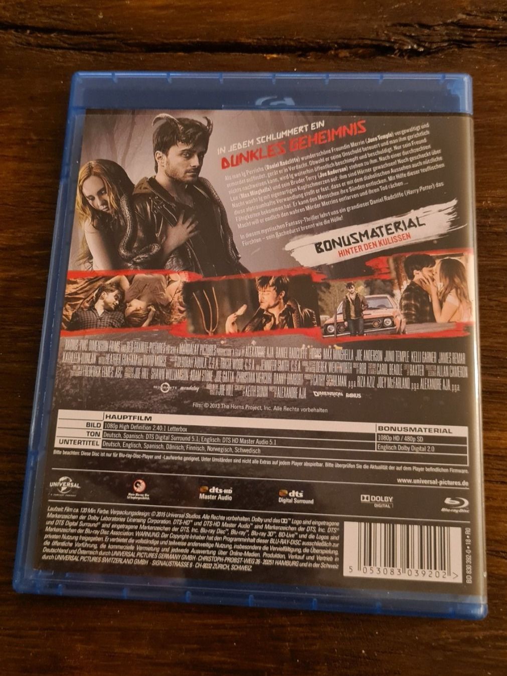 Tutti i DVDs: Horns (Alexandre Aja) – Nuovo (secondo la descrizione) da Oberkirch LU venduto da ThE_CoLLecTor666 1