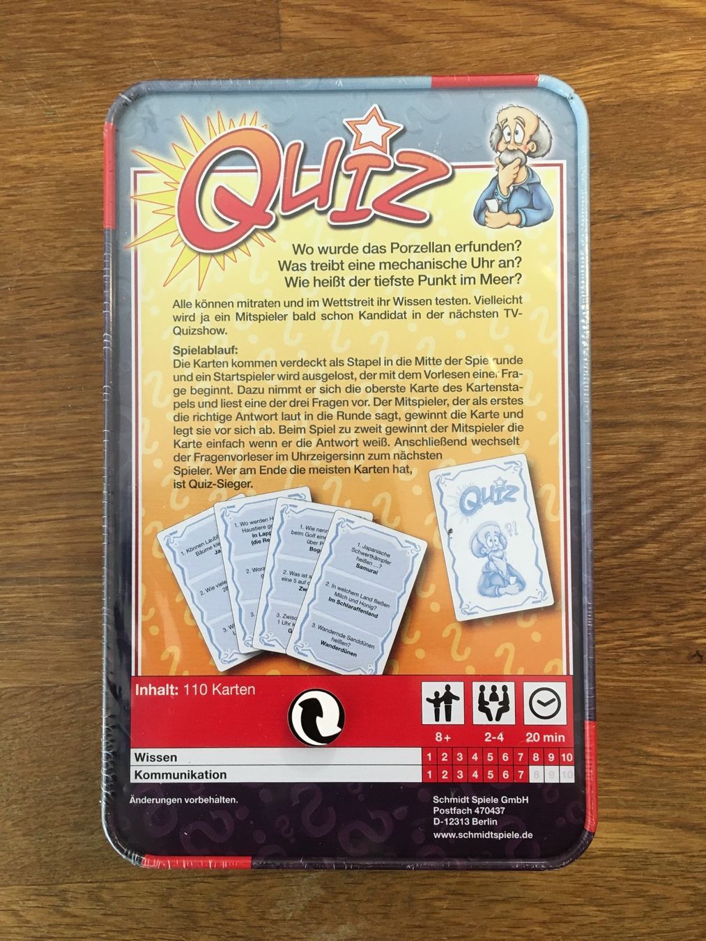Spiele: Quiz „Schmidt Spiele“ – Neu und originalverpackt aus Bauma von Budgerigar 1