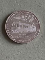 1875-1975 Grosse Silber Medaille 100 Jahre Schmalspurbahn