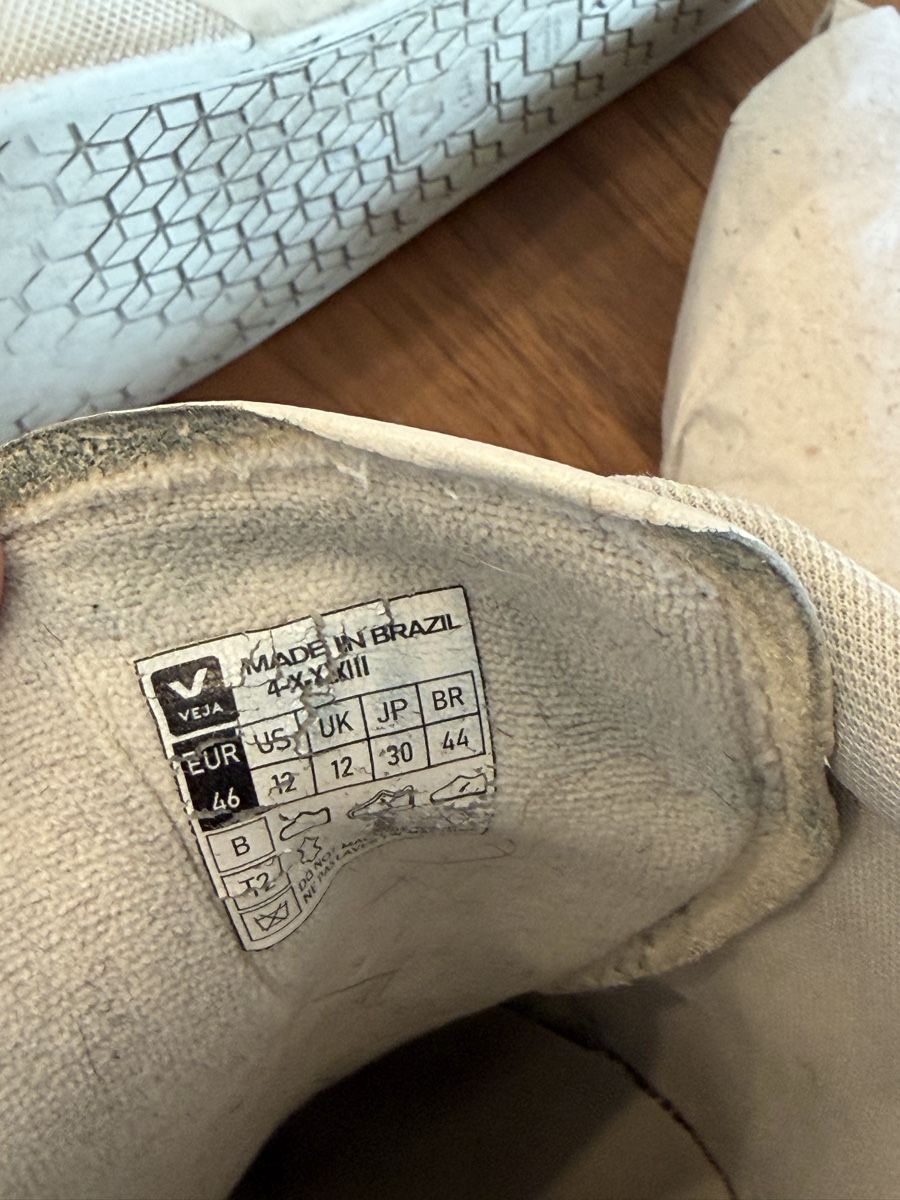 Veja Scarpe da uomo: VEJA Campo Sneaker Weiss Grau Gr. 46 – Usato da Zürich venduto da blancali 6