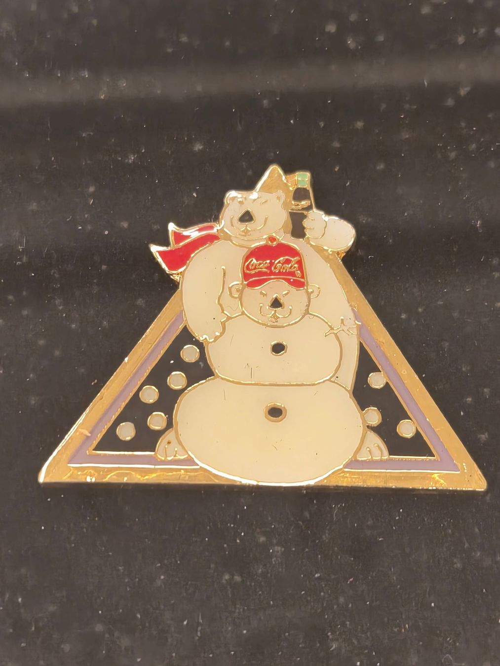Coca-Cola Placchette & Badge: Pin Brosche Badge goldfarben, 10 Stk, Coca Cola – Nuovo (secondo la descrizione) da Pratteln venduto da Dollshop 2