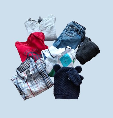 1074 – 7 pièces bébé garçon (H&M…) 74-80 (6-24 mois)
