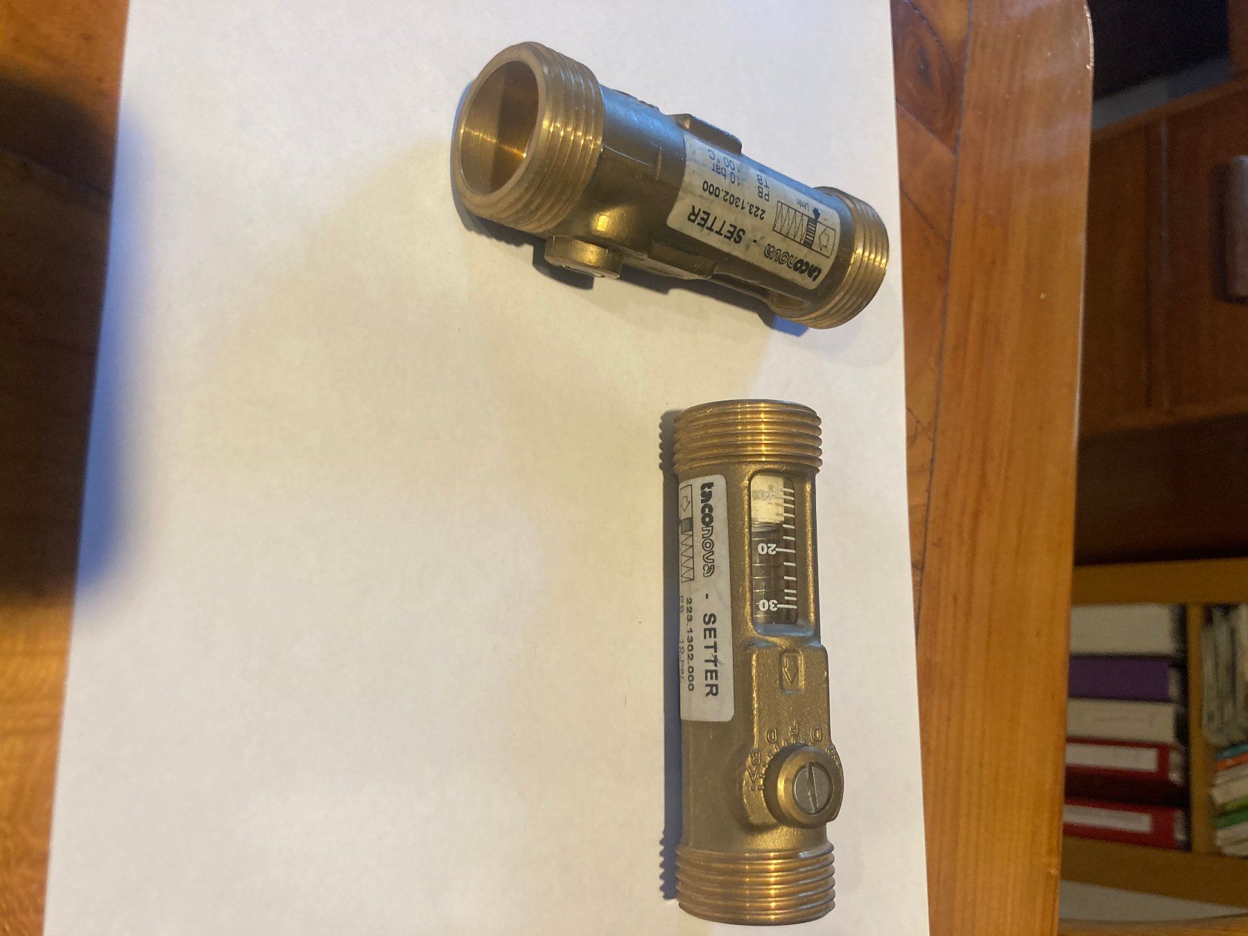 Radiatori: 2 Tacanova vannes d'équilibrages pour chauffage – Usato da Bourrignon venduto da filledemai 1