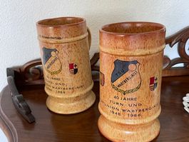 Bierkrug Steinzeug Österreich Wappen Jubiläum