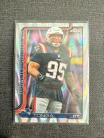 Topps Chrome Khyiris Tonga New England Patriots NFL