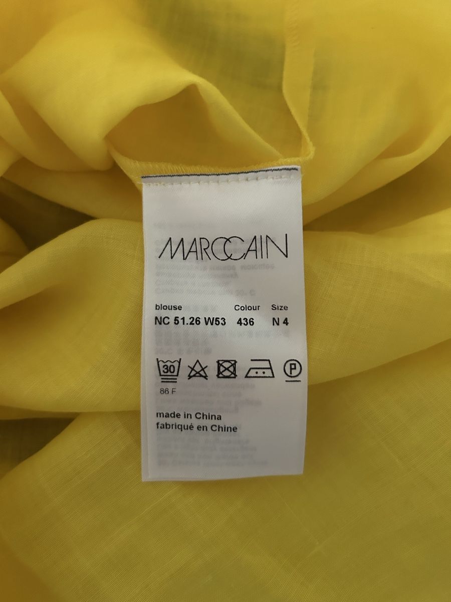 Marc Cain Camicette: Marc Cain Bluse gelb Grösse 48 – Usato da Allschwil venduto da meeresperle 5