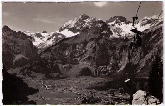 Cartoline postali: Kandersteg - Sessellift Oeschinen – Usato da Binningen venduto da Mountainrider