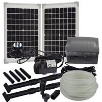 Agora-Tec Solar Bachlauf-Pumpen-Set 20W