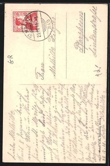 Cartes postales: St. Moritz, Blick auf den Ort mit Gebirg – D'occasion à Berlin par bartko-reher 1