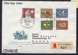 1958 Pro Patria Satzbrief ET.    16005