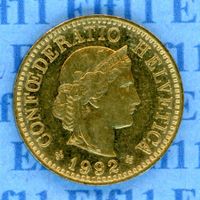 CHF___0.05 1992 -unz 5 Rappen
