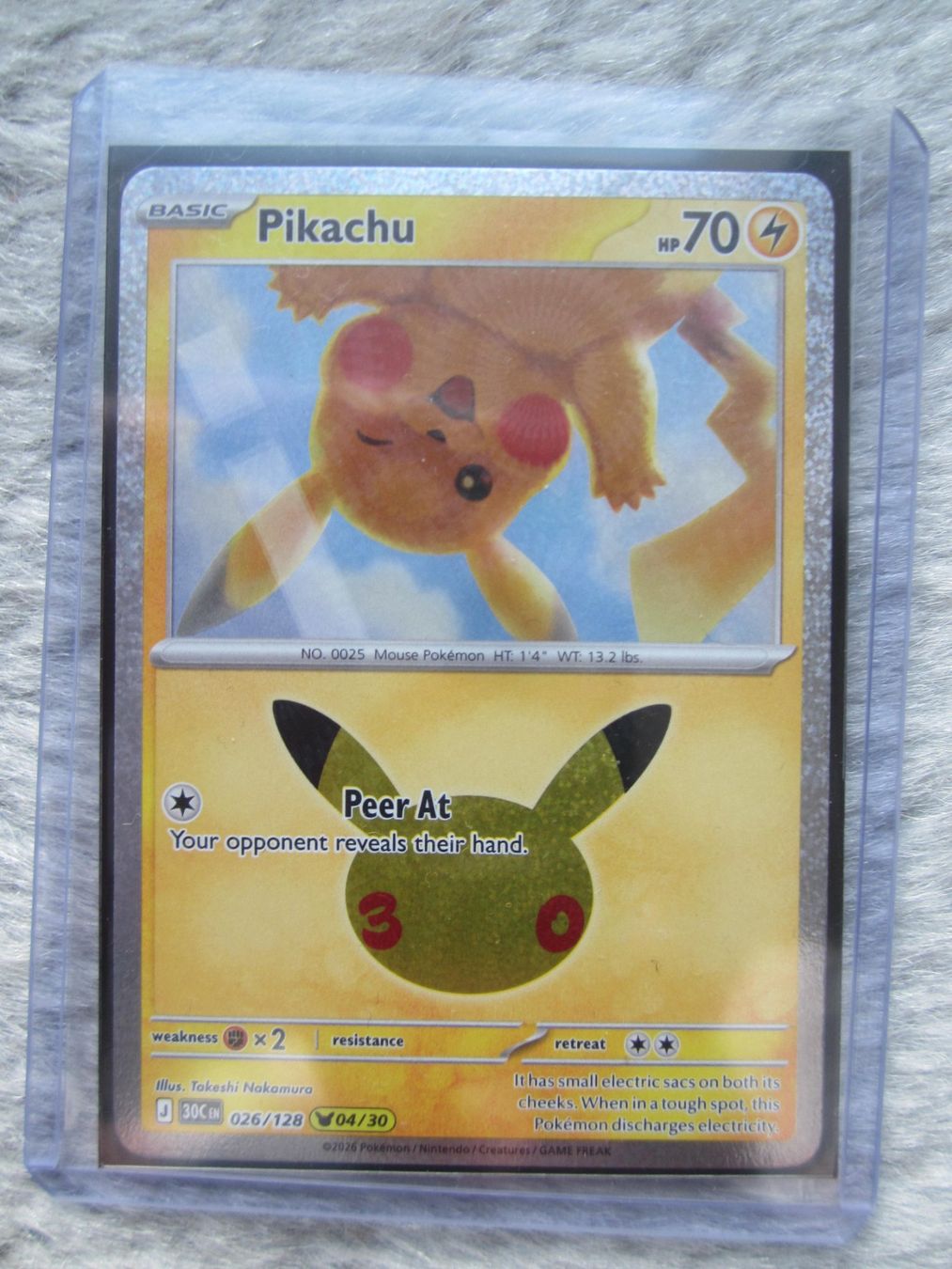 Pokémon Sammelbilder & Trading cards: 30 ans. Pikachu 04/30. – Neu (gemäss Beschreibung) aus Tramelan von Tors