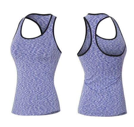 Neuwertiges Damen Sport Top lila für Gr. XS/S - 222541