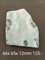 Schöne grosse LARIMAR-Platte 66x 65x 12mm