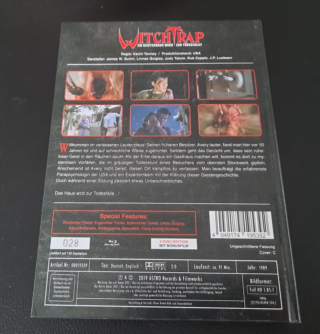Tutti i DVDs: Witchtrap Mediabook uncut – Usato da Dietwil venduto da Vrilodin 1