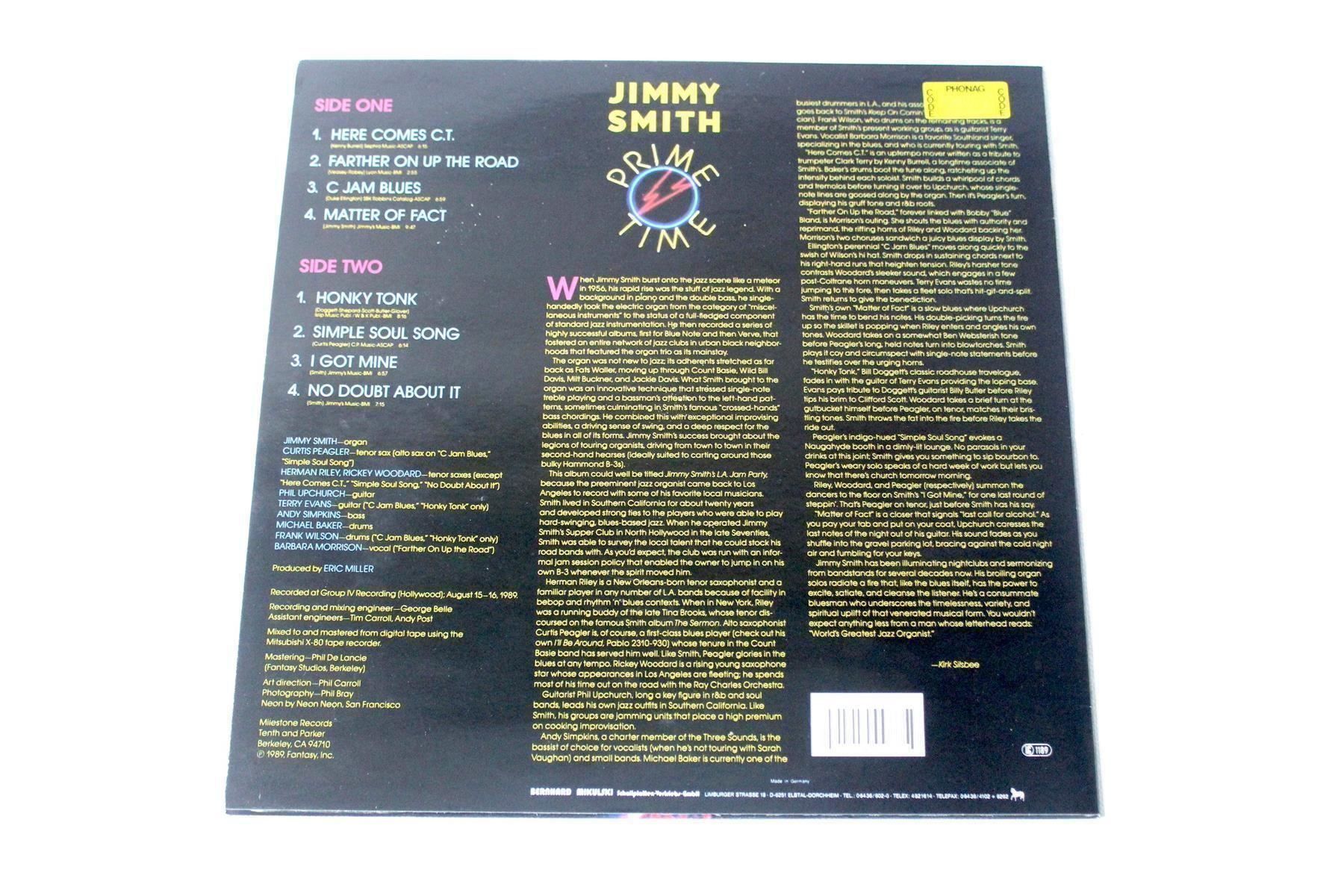 Dischi in vinile: JIMMY SMITH: Prime Time – Usato da Bern venduto da kultiges 3