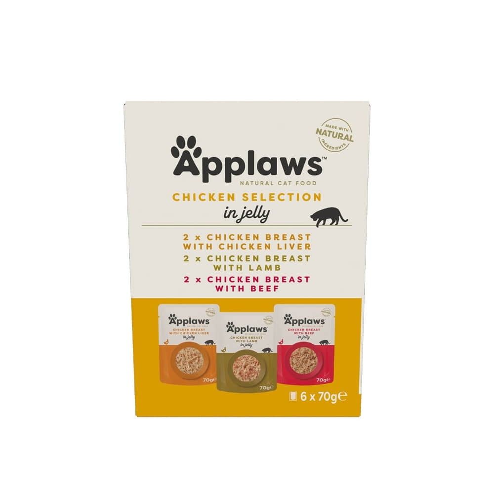 Mangimi: Applaws Schicken Selection in Jelly pour chat – Nuovo (secondo la descrizione) da Bulle venduto da Christophe1080 3