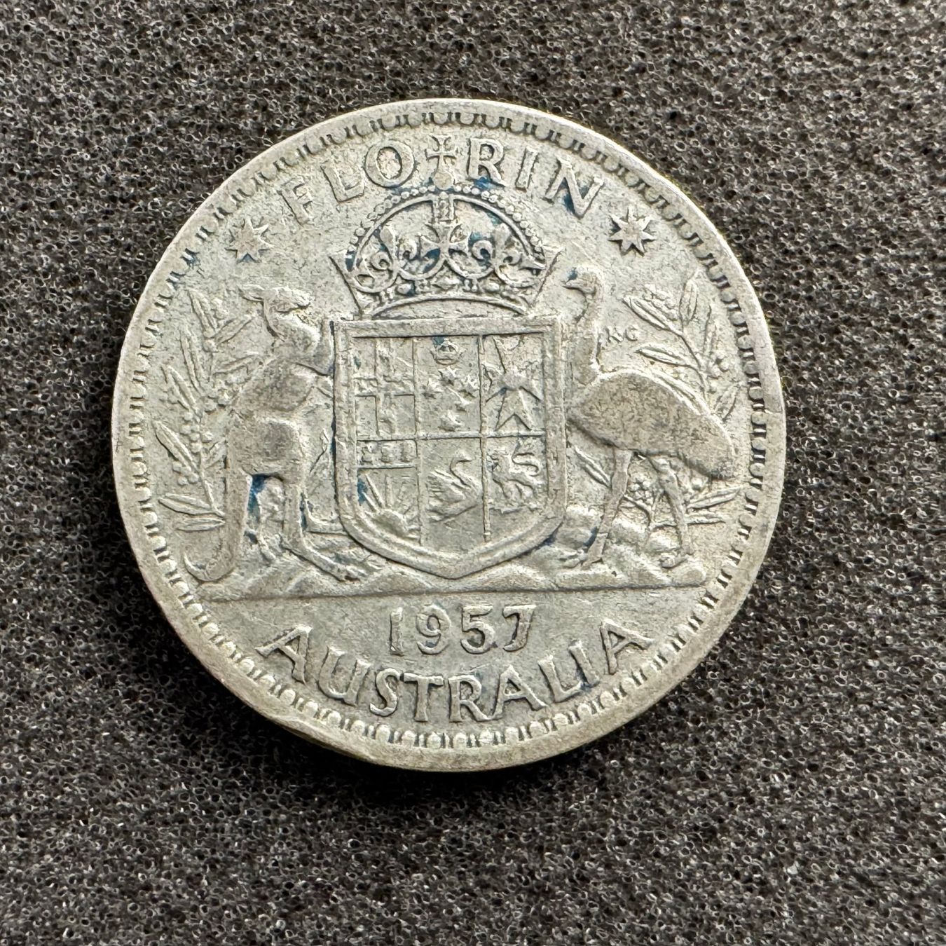 Toutes les monnaies: 1 Florin Silber Australien 1957 – D'occasion à Reitnau par tb-muenzen