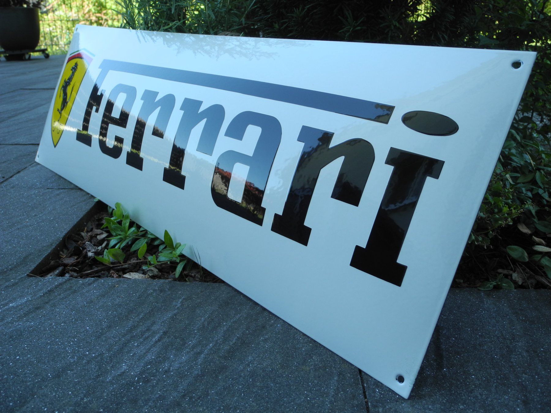 Ferrari Schilder: XXL FERRARI EMAILSCHILD – Neu (gemäss Beschreibung) aus Reinach AG von Huckleberrysix 5
