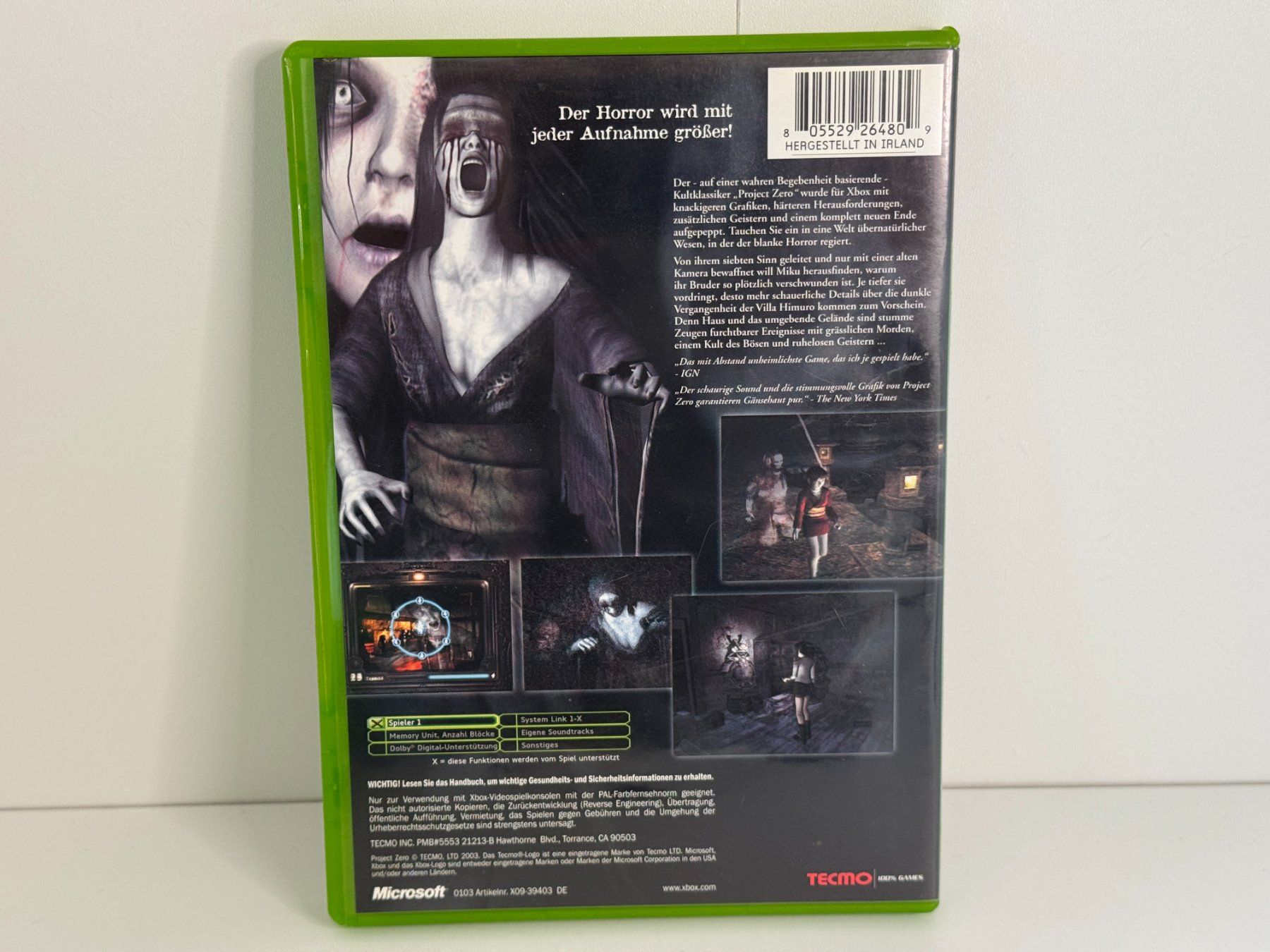 Spiele: Xbox Project Zero – Gebraucht aus Herznach von marco_0123 2