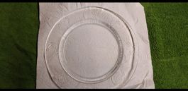 Vintage Glas Dessertteller, Durchmesser 21 cm, Top Zustand