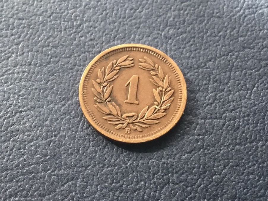Tutti le monete: 1 Rappen 1924 VZ – Usato da St. Margrethen SG venduto da alfapeugeot10 2