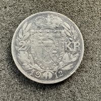 2 Kronen Silber Liechtenstein 1912 - 1