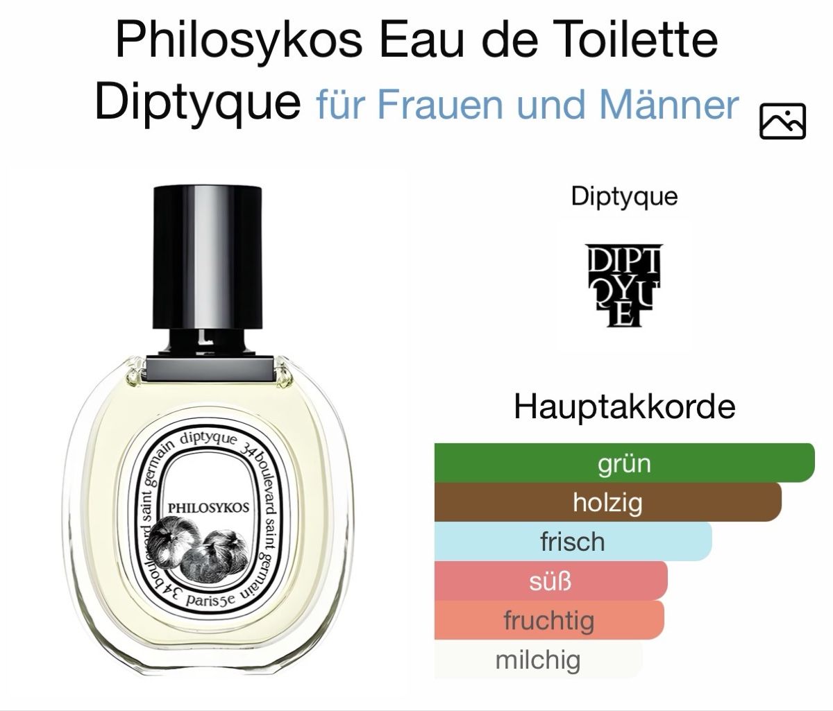 Diptyque Profumi & Eau de Toilette: 5ml Diptyque - Philosykos Abfüllung – Nuovo (secondo la descrizione) da Riehen venduto da IMMest.1994 2